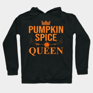 Pumpkin spice Queen Coffee Lover halloween Thanksgiving Hoodie